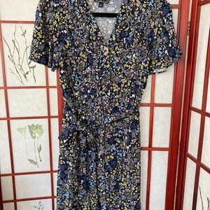 Dress-Floral Rayon Summer Dress